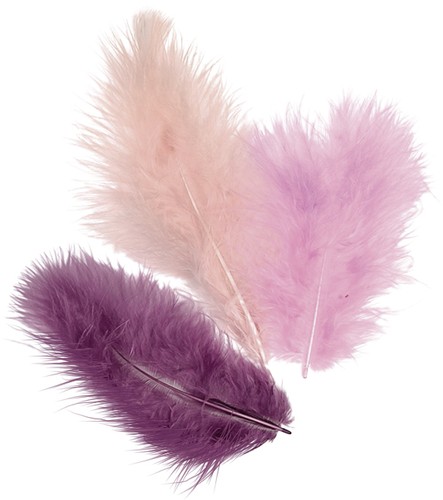 Piume mara mix cm viola - di,