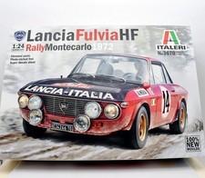 Modellino auto model kit di montaggio Italeri lancia fulvia HF 1:24 modellismo