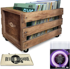 Cassa in Legno LP in Vinile