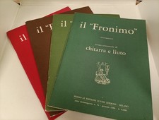 LOTTO 4x IL FRONIMO Rivista di chitarra e liuto N. 54 58 69 73 spartiti anni 80