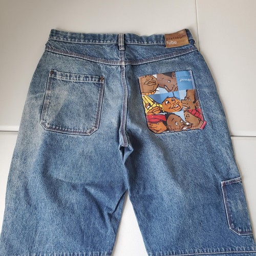 Jeans vintage y2k platino fubu - y2k,