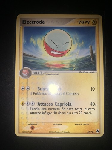 Carta pokemon electrode 92 - pokemon, 32/92