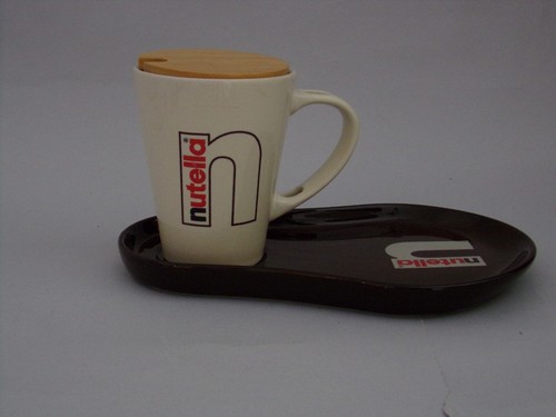 Tazza nutella con vassoio - , e
