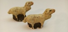 VINTAGE OLD SHEEP PLASTER CRIB