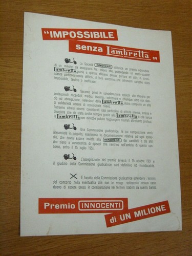 Lambretta innocenti anni - lambretta,