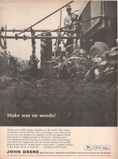 JOHN DEERE 1962 Originale Pubblicità Vintage Tractor mezzi agricoli trattori