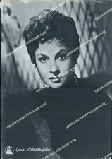 cc457 cartolina gina lollobrigida  personaggi famosi attrice actress star movie