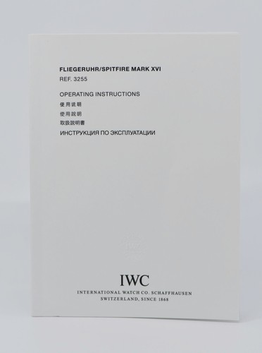 Iwc spitfire mark xvi libretto - xvi,