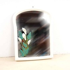 Specchio Decorativo con Motivo Floreale