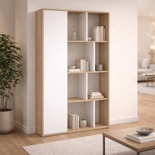 Libreria 4 Ripiani 3 Cassetti