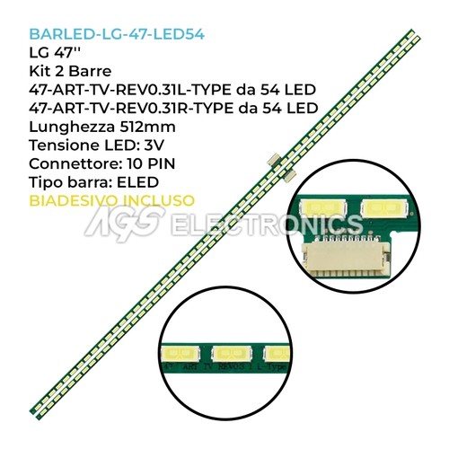 Kit barre strip led - kit,