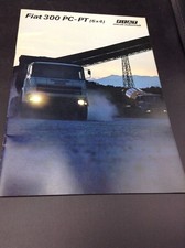 DEPLIANT AUTO VINTAGE FIAT 300 PC PT 6X4 VEICOLI INDUSTRIALI 1988 DATI TECNICI