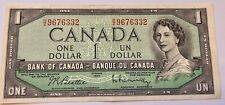 banconota Canada da 1 dollaro, ottawa 1954
