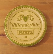 Scatola latta Vintage Milandorlato Motta Torrone No Panettone Empty Tin Can