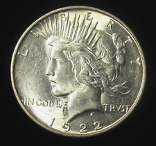 Moneta D'Argento Da $1 Del Dollaro Di Pace 1922. Scelta BU!!!