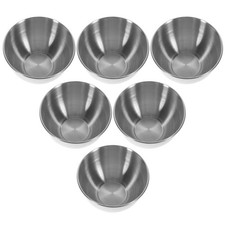  6 Pcs Ciotole in Acciaio Inox