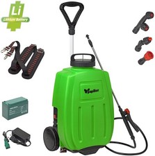 VALEX POMPA SPALLA A BATTERIA  8AH/16L CON RUOTE CARRELLATA LANCIA INOX FI81157