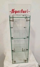 Antico Espositore Sperlari Vetro Anni 60 Integro