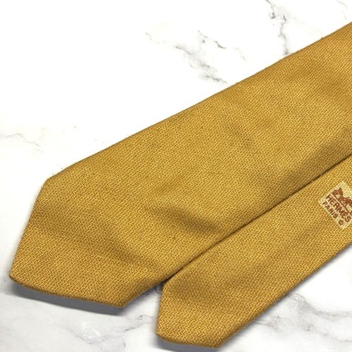 Cravatta hermes gialla - cravatta,