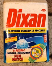 DIXAN CAMPIONE CONTRO LE MACCHIE SCATOLA VUOTA -  IN REGALO OROLOGIO CRONOMETRO