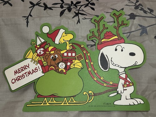 Vintage peanuts natale snoopy - vintage,
