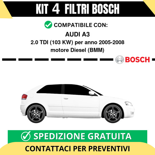Kit bosch filtri - kit, 4