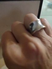 BULGARI - Anello Anish Kapoor B.Zero1 oro rosa e acciaio- misura 14