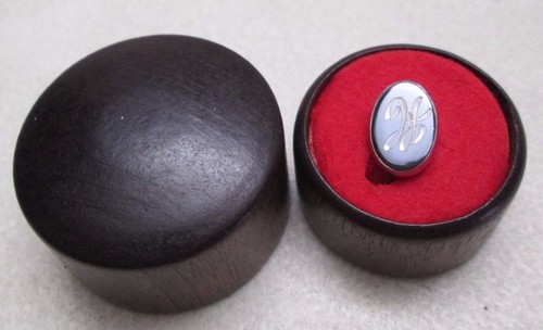 Cravatta vintage tono argento