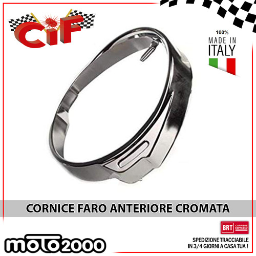 Cornice ghiera faro anteriore - cornice,