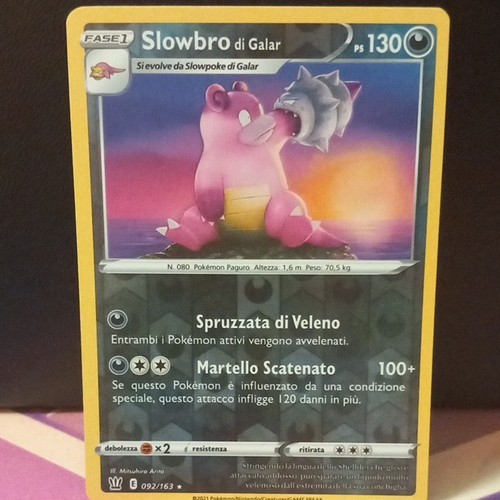 Carta pokémon slowbro - pokémon,