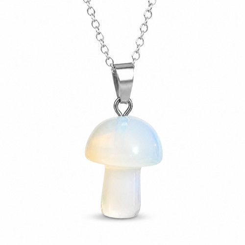 Collana catena ciondolo fungo