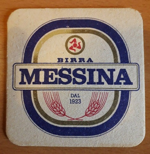 Sottobicchiere birra messina - sottobicchiere,