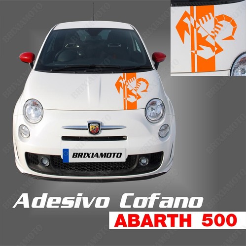 Adesivo cofano logo abarth - adesivo,