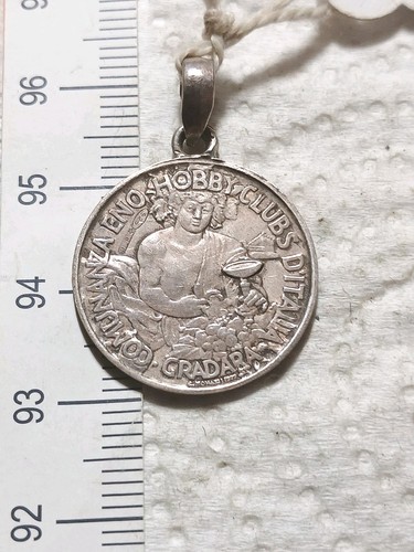 Medaglia argento 925 comunanza - argento,