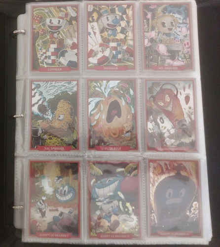 Cuphead out the cards set - cards,
