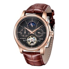 LIGE Orologio Uomo Meccanico