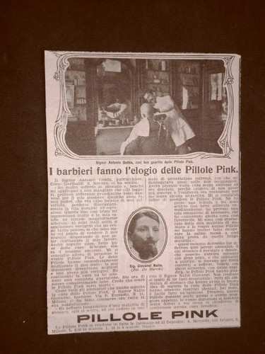 Pubblicità del 1914 pillole - pubblicità,