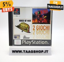 HOGS OF WAR E WORMS SONY PLAYSTATION 1 ITA COMPLETO PAL PS1 FAST SHIP 24H
