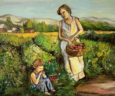 Quadro Olio su Tela "Colle Mazzone” 50x60, RCafarotti, No Guttuso