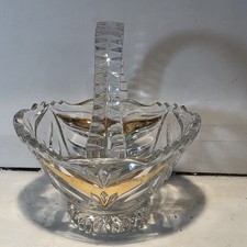 Cestino in cristallo vintage \