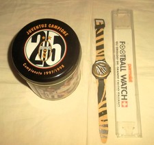 JUVENTUS - BARATTOLO DEL 25 SCUDETTO 1997/1998+ OROLOGIO FOOTBALL WATCH ENDURIA