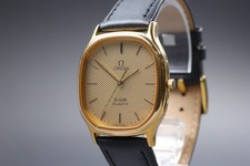 Orologio Uomo Vintage 1979 Omega De Ville Quartz Cal.1336 Quadrante Oro...