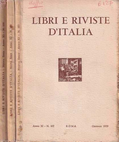 Libri riviste italia anno - e,