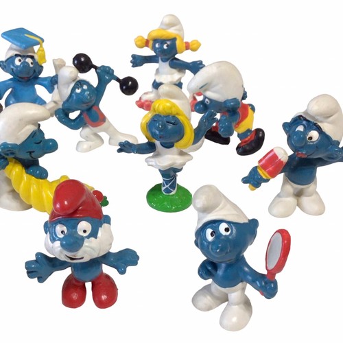 Lotto figurine puffo - lotto,