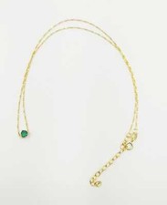 COLLANA DORATA CON ZIRCONE