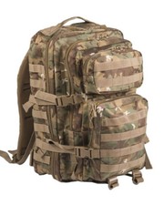 ZAINO MIMETICO MILITARE TATTICO MIL-TEC LARGE WOODLAND ARID 50 LITRI