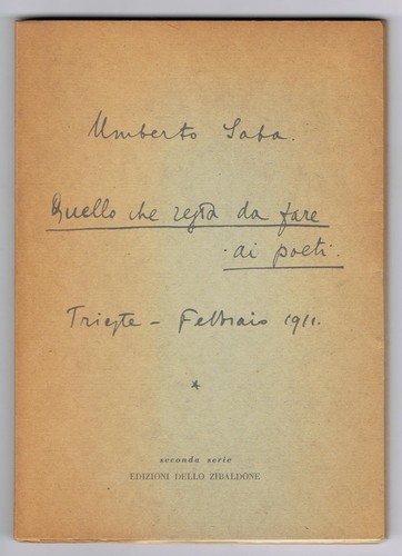 Saba umberto quello che resta - saba,
