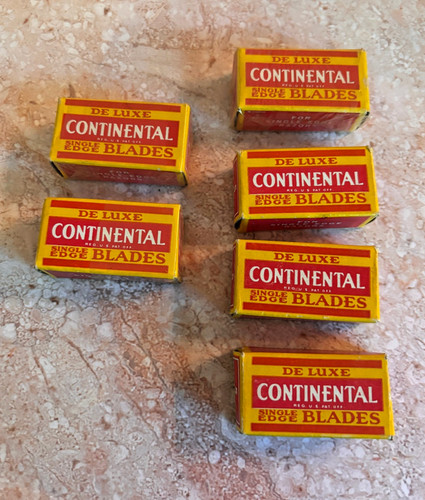 Lotto lame rasoio - , continental