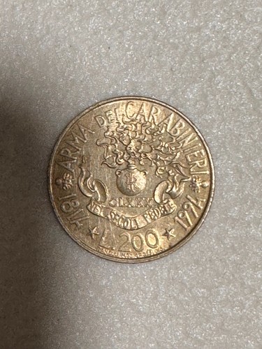 Moneta 200 lire - , dei