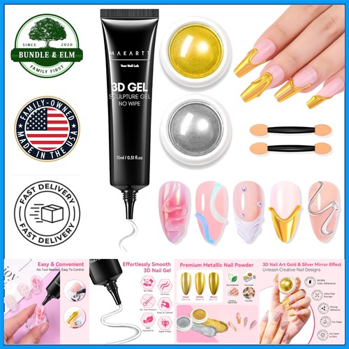 Kit nail art - 3d, con